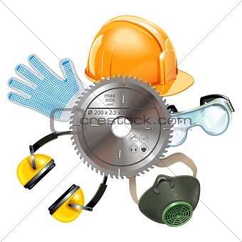 Vector Saw Protective Equipment