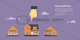 house selection concept