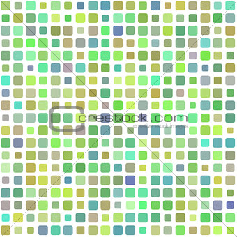 Background of colored green mosaic