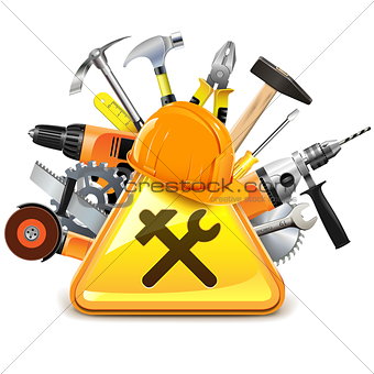 Vector Construction Tools with Sign