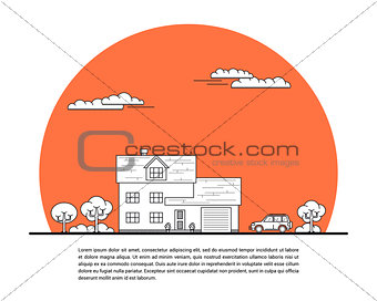 House and car