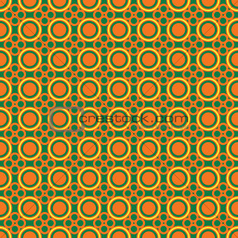 Seamless pattern with round elements