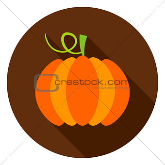 Pumpkin Circle Icon