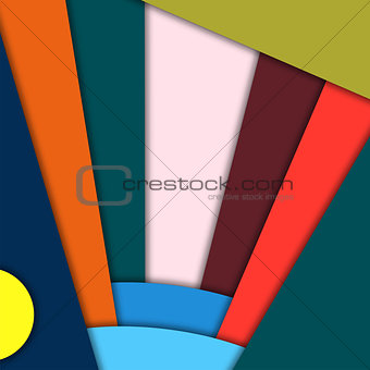 Material design vector abstract background