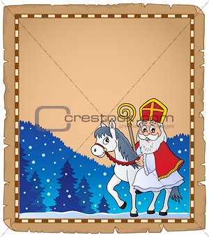 Parchment with Sinterklaas theme 5