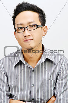 Cool Asian businessman portrait