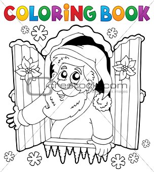 Coloring book Santa Claus thematics 5