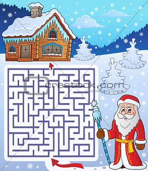 Maze 3 with Father Frost theme