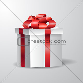 Vector gift box illustration