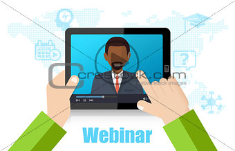 Webinar Training, Online Conference and Education using Mobile Device