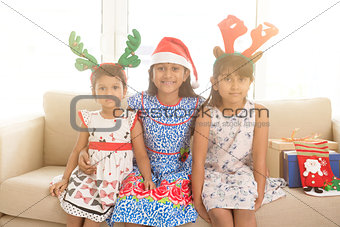 Indian children and Christmas gifts