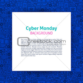 Cyber Monday Paper Template