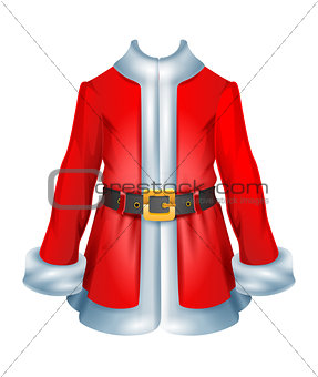 Fur coat santa accessory traditional Christmas clothes