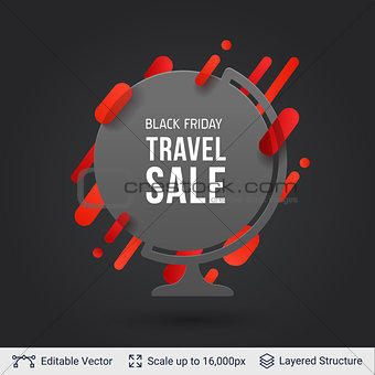 Black Friday Travel Sale Offer.