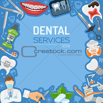 Dental Services banner and Frame