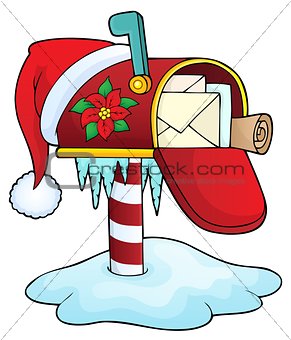 Christmas mailbox theme image 1