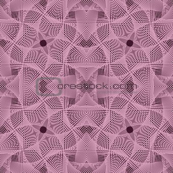 Abstract pink crocheted pattern