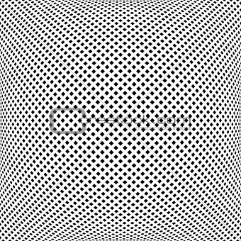 Convex square dots pattern. 