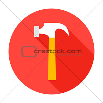 Hammer Circle Icon