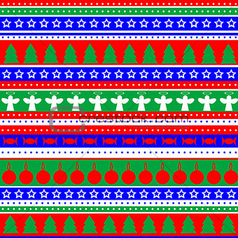 Wrapping paper seamless pattern for Christmas gifts