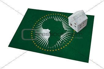 Small house on a flag - African Union