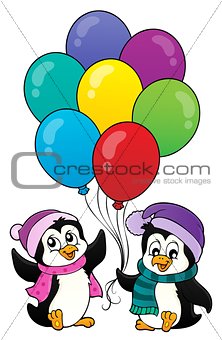 Happy party penguins image 1
