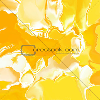 Sunny bright yellow marble background