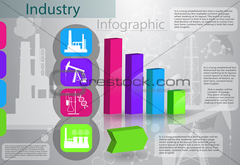 industry infographics production process