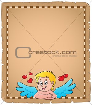 Cupid topic parchment 2