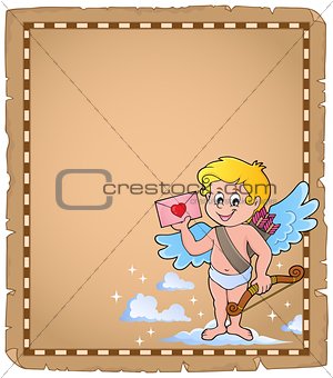 Cupid topic parchment 6