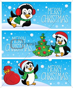 Merry Christmas topic banners 4