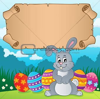 Parchment and Easter bunny theme 4