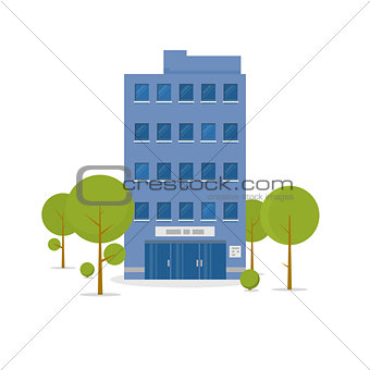 Business building illustration
