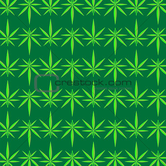 Green Marijuana Pattern