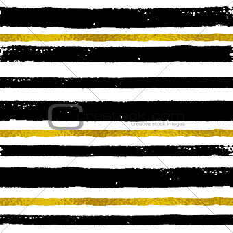 Background with black and golden strips