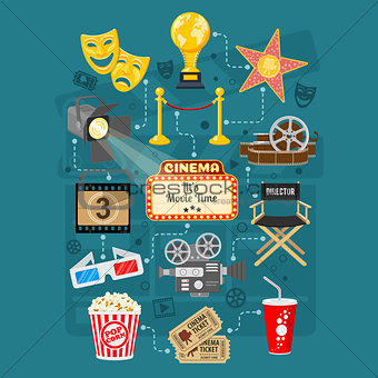 Cinema and Movie Infographics