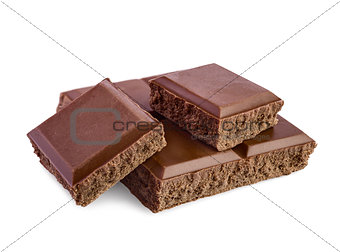  pieces of chocolate
