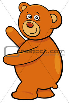 cute teddy bear cartoon character