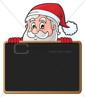 Santa Claus with blackboard theme 2