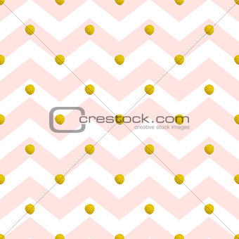 Pink chevron seamless pattern