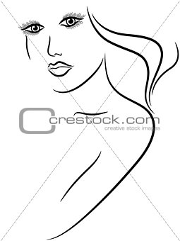 Abstract Female portrait