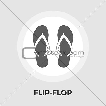 Flip-Flop vector flat icon