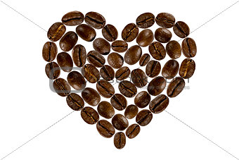 coffee beans sweetheart