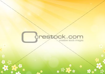 Flower theme abstract background 3