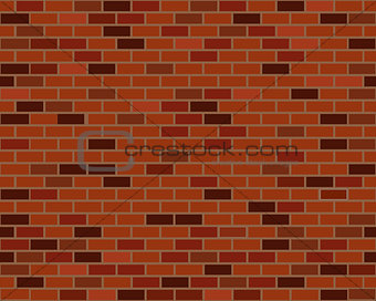 Red brick wall seamless