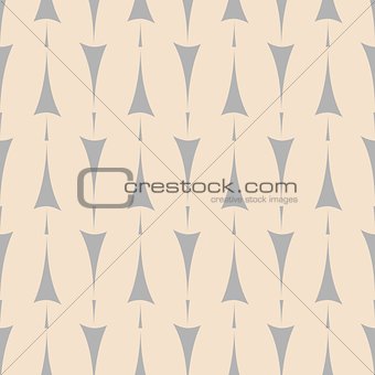 Tile vector pattern with grey arrows on pastel background