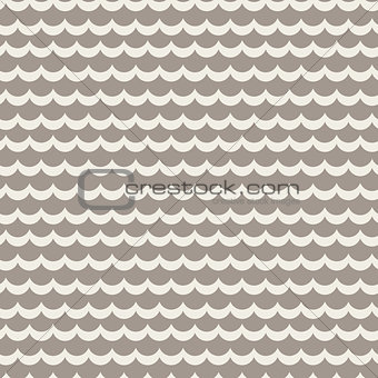 Wavy rows seamless vector pattern.