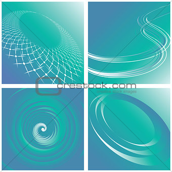 Abstract turquoise backgrounds