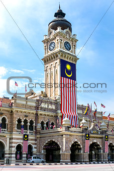 Sultan Abdul Samad Building with clock-tower