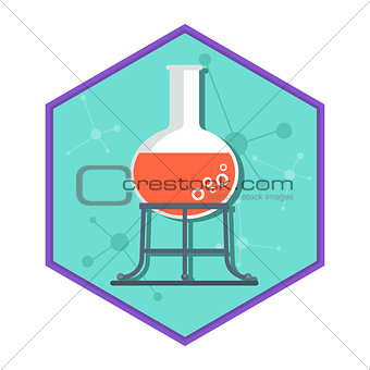 Chemical laboratory tube tripod